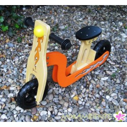 Laufrad, Roller aus Holz