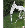 Tisch und Stühle "Blume", weiß-shabby