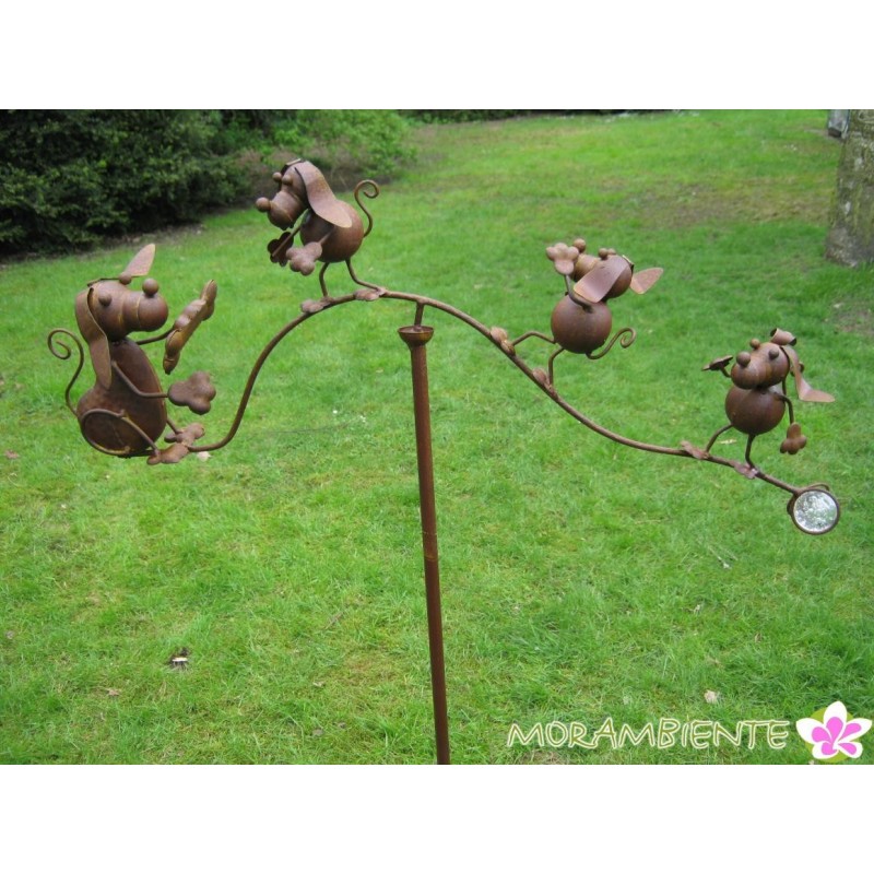 Garten- Wippstecker "Hunde"