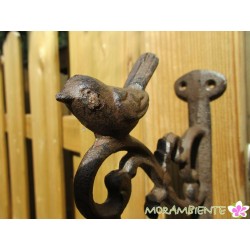 Glocke  mit Vogel aus Gusseisen