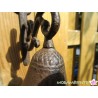 Glocke  mit Vogel aus Gusseisen
