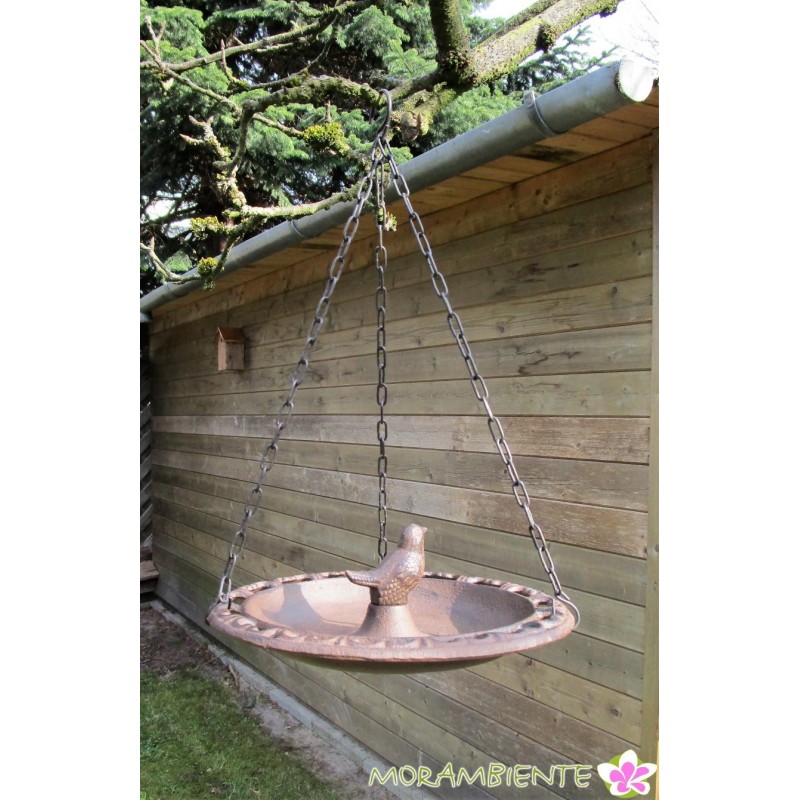 Hängende Vogeltränke – Großes Fassungsvermögen, Wetterfest, Inkl. 40 Cm Kette, Für Garten & Terrasse