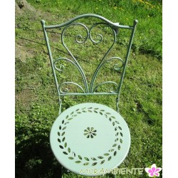 Bistrogarnitur  "Green Garden", Tisch und zwei Stühle