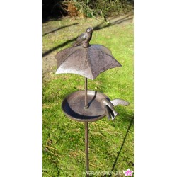 Gartenstecker Vogeltränke "Schirm"