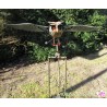 Gartenstecker "fliegende Eule"