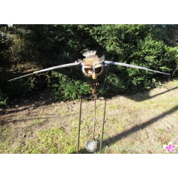 Gartenstecker "fliegende Eule"