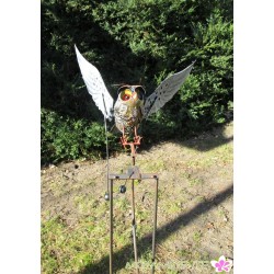 Gartenstecker "fliegende Eule"