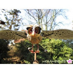 Gartenstecker "fliegende Eule"