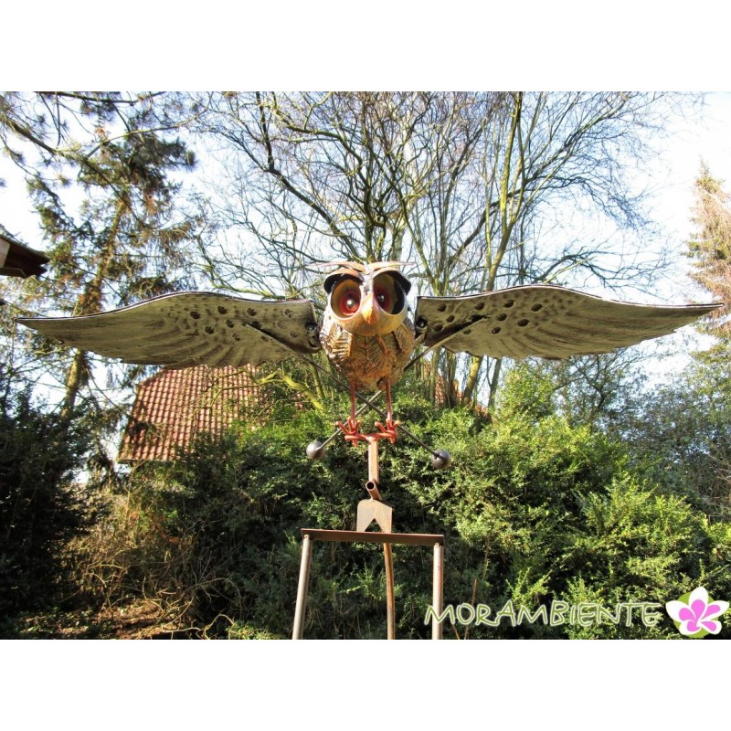 Gartenstecker "fliegende Eule"