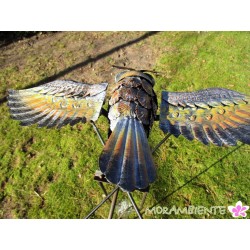 Gartenstecker "fliegende Eule"