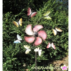 Gartenstecker, Windspiel "Schmetterlingsreigen"