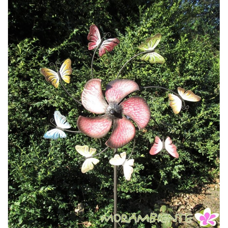 Gartenstecker, Windspiel "Schmetterlingsreigen"