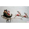 Pendelfigur "Weihnachtsmann im fliegenden Schlitten"
