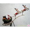 Pendelfigur "Weihnachtsmann im fliegenden Schlitten"