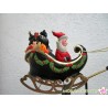 Pendelfigur "Weihnachtsmann im fliegenden Schlitten"