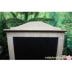 Memobord-Tafel mit Hakenleiste