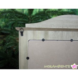 Memobord-Tafel mit Hakenleiste