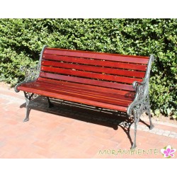 Gartenbank "Potsdam" aus Gusseisen und Holz