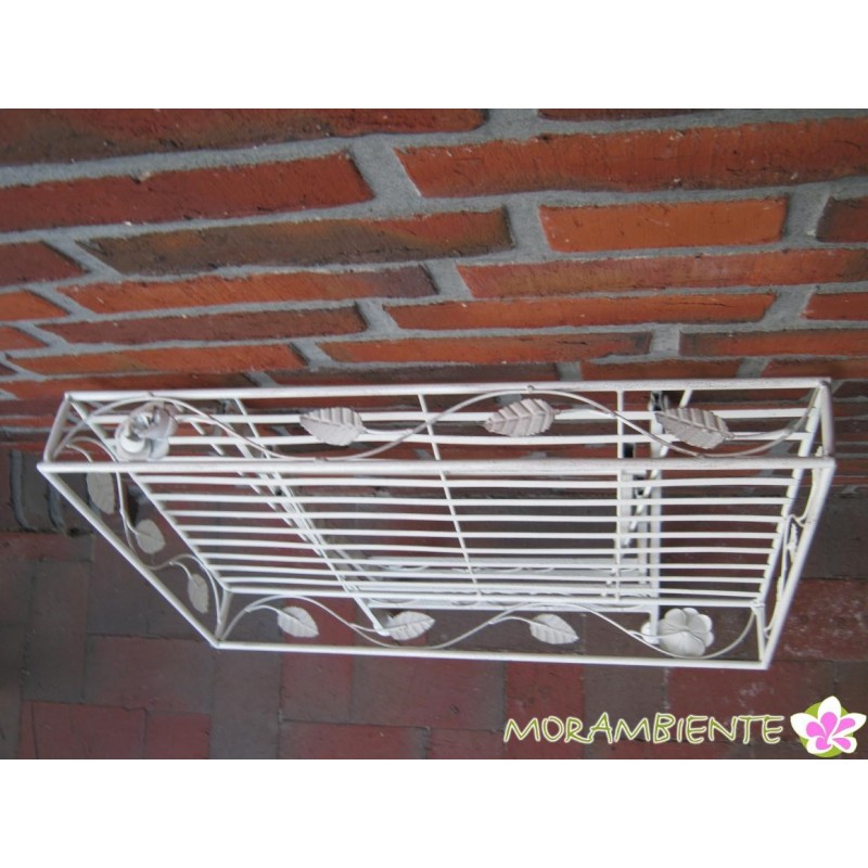 Rechteckiger Klapp-Tisch "Rose" im Antik-Look