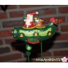 Pendelfigur "Weihnachtsmann im Flugzeug"