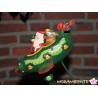 Pendelfigur "Weihnachtsmann im Flugzeug"