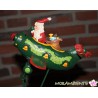 Pendelfigur "Weihnachtsmann im Flugzeug"