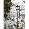 Gartenstecker Vogeltränke/Futterplatz "Schirm"