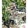 Gartenstecker Vogeltränke/Futterplatz "Schirm"
