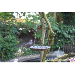 Kleine, hängende V7ogeltränke aus Gusseisen