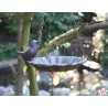 Kleine, hängende Vogeltränke aus Gusseisen