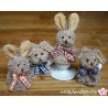 4er Set Eierwärmer aus Plüsch "Hase" oder "Hund"