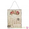 Immerwährender Kalender "Rosen" im Antik-Stil