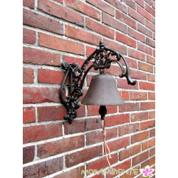 große nostalgische Glocke aus Gusseisen