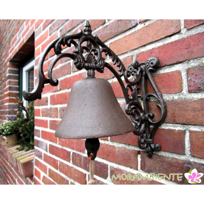 große nostalgische Glocke aus Gusseisen