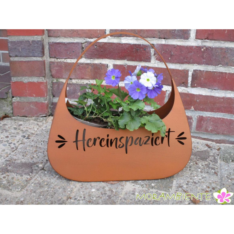 Pflanz-Tasche "Hereinspaziert"