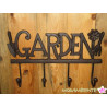 Nostalgie-Hakenleiste "Garten"