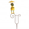 Gartenstecker "Ostfriesen-Frosch" mit Regenmesser