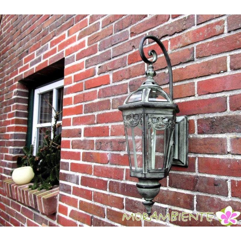 Wand-Laterne "Amsterdam" aus Metall im Antik-Look