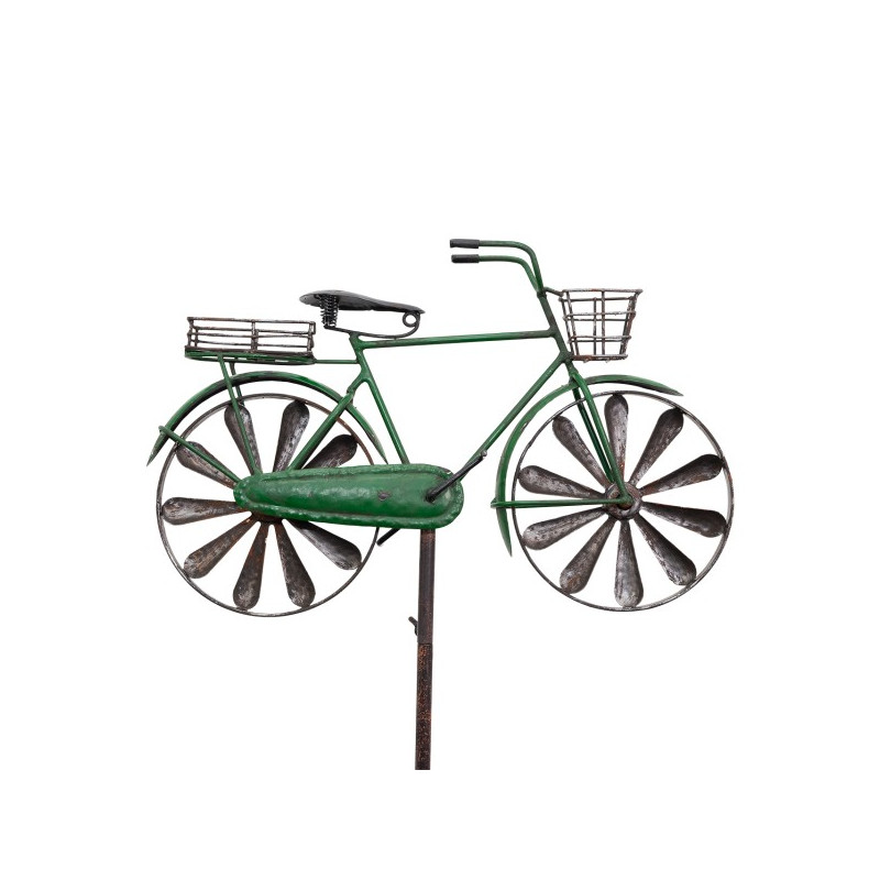 Gartenstecker "Fahrrad" im Antik-Look