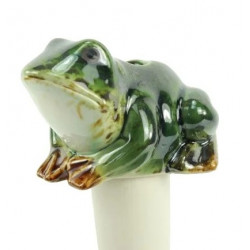 Bewässerungsstecker Frosch aus Keramik