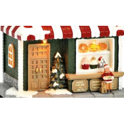 Winterliches Lichthaus "Eiscafé"